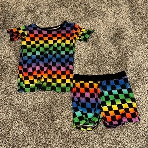 5/$15 Bamboo Colorful Checkered Kids Pajamas